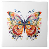 カラフルフローラ タイル (正面)