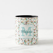 カラフルフローラ ツートーンマグカップ (中央)