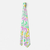 カラフルフローラ ネクタイ (裏面)