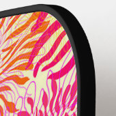 カラフルフローラ ピックルボールラケット (左詳細)