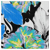 カラフルフローラ ファブリック (クローズアップ)