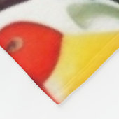 カラフルフローラ フリースブランケット (角)