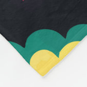 カラフルフローラ フリースブランケット (角)