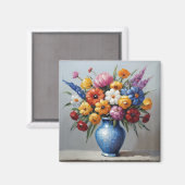 カラフルフローラ マグネット (正面/裏面)