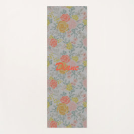 カラフルフローラ ヨガマット