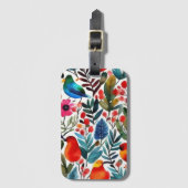 カラフルフローラ ラゲッジタグ (正面縦)