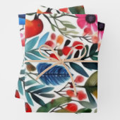 カラフルフローラ ラッピングペーパーシート (インサイチュ)