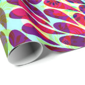 カラフルフローラ ラッピングペーパー (ロールコーナー)