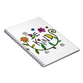 カラフルフローラ |優しい ノートブック (右側)