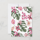 カラフルフローラ 出欠カード (裏面)