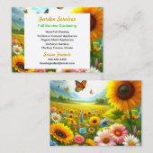 カラフルフローラ 名刺 (正面/裏面)