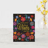 カラフルフローラ「奇跡が起こる感動的」 カード (黄色い花)