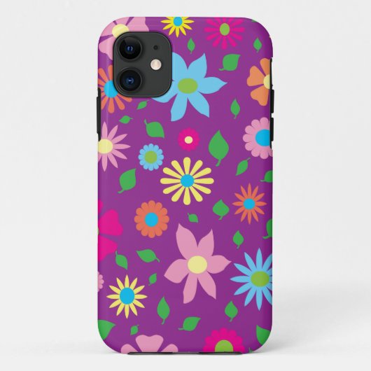 カラフルフローラ Case-Mate iPhoneケース (裏面)
