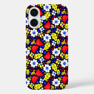 カラフルフローラiPhone 16ケース – 自然の芸術 iPhone 16ケース