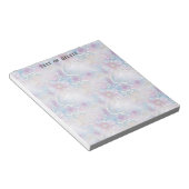 カラフルフローラPearly Gemsメモ帳 ノートパッド (アングル)