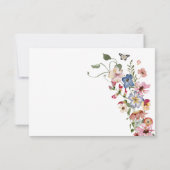 カラフルフローラQRコード 出欠カード (裏面)