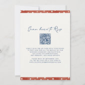 カラフルフローラQRコー結婚ド 招待状 (裏面)