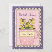 カラフルブライダルシャワーパーティの招待状 招待状 (正面)