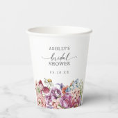 カラフルブライダルシャワー 紙コップ (裏面)