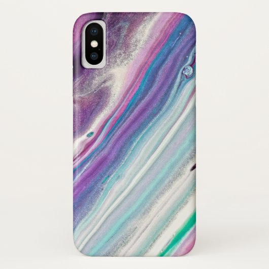 カラフルブルーラズベリー抽象デザインのスマホケース Case-Mate iPhoneケース (裏面)