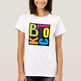 カラフルブロックパーティーフロント&バック Tシャツ