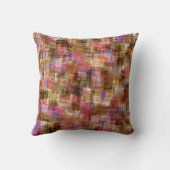 カラフルブロック（ピンク） クッション (裏面)