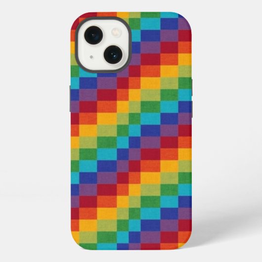カラフルブロック iPhoneケース (裏面)