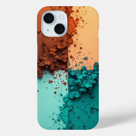 カラフルブロックiPhoneケース Case-Mate iPhoneケース (裏面)