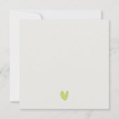 カラフルプライドレインボー結婚のデジタルメッセージカード 招待状 (裏面)