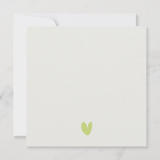 カラフルプライドレインボー結婚のデジタルメッセージカード 招待状 (裏面)