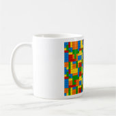 カラフルプラスチック塊 コーヒーマグカップ (左)