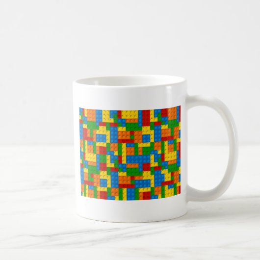 カラフルプラスチック塊 コーヒーマグカップ (右)