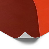 カラフルプリントラージはっきりした抽象芸術ウォール ポスター (角)