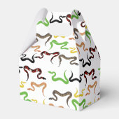 カラフルヘビPython爬虫類パターン フェイバーボックス (裏面サイド)