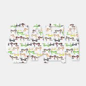 カラフルヘビPython爬虫類パターン フェイバーボックス (折り畳みなし)