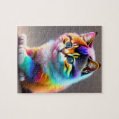カラフルベビー猫 ジグソーパズル (横)