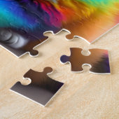 カラフルベビー猫 ジグソーパズル (側面)