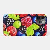 カラフルベリーのメドレーデザイン Case-Mate iPhoneケース (裏面(横))