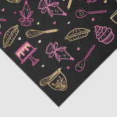 カラフルベーキング&料理器具ブラック金ゴールドピンク 薄葉紙 (詳細)