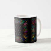 カラフルペイズリーデザイン コーヒーマグカップ (正面右)