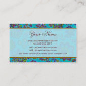 カラフルペイズリーパターン4 名刺 (裏面)