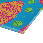 カラフルペイズリーパターン カッティングボード (角)