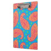 カラフルペイズリーパターン クリップボード (左)