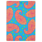 カラフルペイズリーパターン クリップボード (裏面)