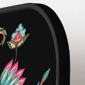 カラフルペイズリーパーソナライズされた ピックルボールラケット (左詳細)