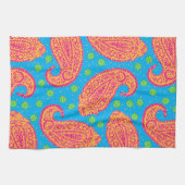 カラフルペイズリー柄キッチンタオル キッチンタオル (横)