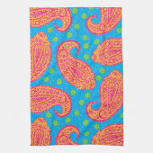 カラフルペイズリー柄キッチンタオル キッチンタオル (縦)