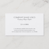 カラフルペイズリー素ミニマルデザイン 名刺 (裏面)