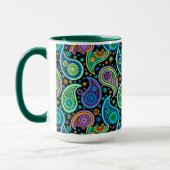 カラフルペイズリー2.0 マグカップ (左)