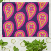 カラフルペイズリー キッチンタオル (折り畳み)